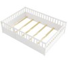 CAVINAS Twin Size Floor Bed with Super High Security Barrier and Door, Wooden Children's Floor Bed Frame - 4 of 4