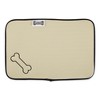 Bone Dry Gray Stripe Embroidered Bone Pet Mat - 2 of 4