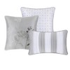 Gracie Mills Doyle Modern 7-Piece Wrinkle-Texture Stripe Comforter Set - 3 of 4