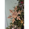 Dexmalle Set of 2 Hanging Large Fir Wood Snowflake Ornaments - 4 of 4