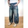 Women's More Than You Two Tone Washed Jeans - Oli & Hali - 2 of 3