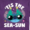 Men's - Lilo and Stitch - Tis the Sea-Sun Christmas Short Sleeve Graphic T-Shirt - 2 of 4