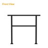 Famapy Adjustable Wrought Iron Handrail for 3-5 Steps Outdoor Stair Rail for Porch, Garden, Patio - 4 of 4