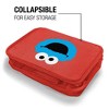 Sesame Street Cookie Monster Head Insulated Soft Sided Lunch Box - 4 of 4