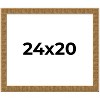 PosterPalooza | Sculpted Black Picture Frame - UV Acrylic, Backing Board, Hanging Hardware Included - 2 of 4