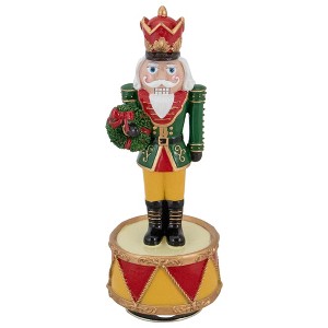 Northlight Musical Revolving Christmas Nutcracker Figure - 8.25" - 1 of 4