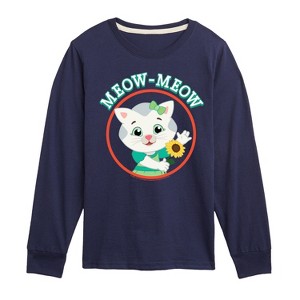 Boys' - Daniel Tiger - Meow Meow Katerina Kittycat Long Sleeve Graphic T-Shirt - 1 of 3