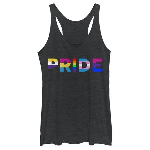 Women's Lost Gods Pride Flags Racerback Tank Top - 1 of 4