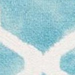 turquoise/ivory