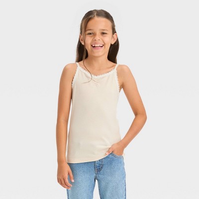 Girls' Favorite Cami Tank Top - Cat & Jack™ Navy Blue L Plus : Target