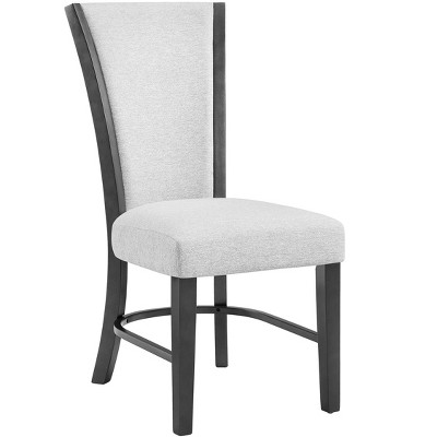 NicBex Set of 2 Dining Chair Modern Upholstered Kitchen & Dining Room Side Chair with Cushion Seats,Gray