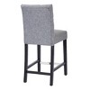 WestinTrends 24" Linen Fabric Tufted Counter Stool - 4 of 4