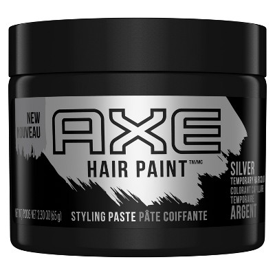 Axe Hair Paint Temporary Silver Color Styling Paste 2 3oz Target