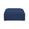 Meridian Furniture,Miramar Durable Linen Textured Ottoman - 2 of 4