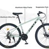 YONWAY 27.5 Inch Front Suspension Mountain Bike 21 Speeds Dual Disc Brake Commuter City Snow Bicycles All-Terrain Bicycle for Men Women - 4 of 4