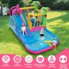 Tangkula 6-In-1 Dry Damp Combo Water Slide Inflatable Bouncy House with Climbing Wall Blowup Jumping Castle - 3 of 4