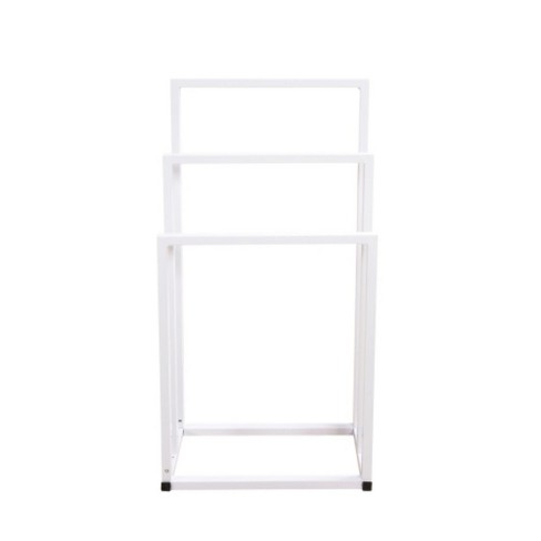 White Organnice 3 Tiers Metal Freestanding Towel Rack