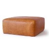 Poly & Bark Sequoia Ottoman in Cognac Tan - 2 of 4