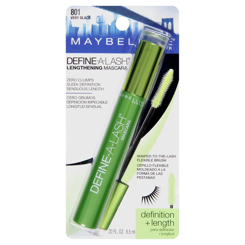 Maybelline Define-A-Lash Lengthening Mascara - 801 Very Black - 0.22 fl oz, 2 of 4