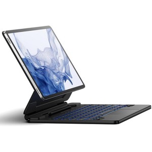 Dexnor for Samsung Galaxy Tab S10+ Plus/S9+ Plus/S9 FE+ Plus/S8+ Plus/S7+ Plus/S7 FE Case with Keyboard Floating Cantilever Magnetic Stand - 1 of 3