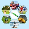 Unique Bargains Aluminum Alloy Camping Hunting Outdoor Survival Signal Whistles with Keychains 5 Pcs - 4 of 4