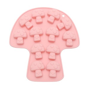 Unique Bargains Chocolate Mould 12-Cavity Mushroom Candy Mould Hand Wash 7.05"x6.38"x0.63" 1 Pc - 1 of 4