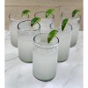 Dos Sueños Mexican Hand Blown  Drinking Glasses - Natural - 14oz - Set of 6 - 2 of 4