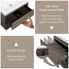 Whisen Floating Wall-Mounted Bathroom Vanity with Resin Sink, Water-Resistant Timber Cabinet and 2 Storage Drawers - 4 of 4