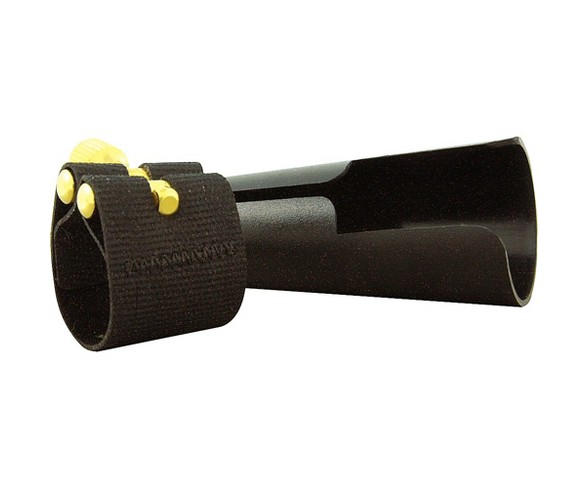 Rovner Dark Soprano Saxophone Ligature and Cap 1MVS Slim Metal Soprano Sax Mouthpieces
