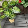Interlocking Deck Tiles 44 Pack 11.8"x11.8" Waterproof Indoor Outdoor Flooring All Weather Use Tiles Patio Decking Tiles - 3 of 4