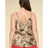Women's Satin Sleeveless Cami Tank Top - Oddi - 2 of 2