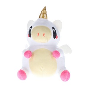 Se7en20 Glitter Galaxy White UniCow Plush 12 Inch - Pink Hair - 1 of 4