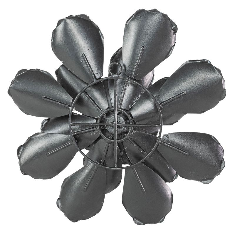 Distressed Flower Wall Art Metal - Foreside Home & Garden, 3 of 7
