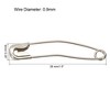 Unique Bargains Metal DIY Blankets Crafts Brooch Making Home Sewing Curved Safety Pins 60 Pcs - 2 of 4