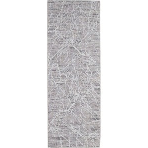 Lennox Transitional Abstract Taupe/Gray Area Rug - 1 of 4