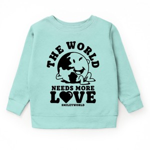 The Juniper Shop SmileyWorld The World Needs More Love Youth Sweatshirt - 1 of 4