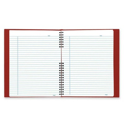 Rediform Wirebound Notebook 100 Shts College Rule 8-1/2"x11" RD A10200RED