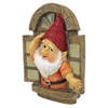 Design Toscano The Knothole Gnomes Garden Welcome Tree Sculpture: Window Gnome - 4 of 4