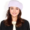 Anna-Kaci Women's Lightweight Textured Beret with Soft Stretch Fit and Chic Parisian Design - 2 of 4