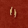 Pure Collection by Ross-Simons 14kt Yellow Gold Mini Double-Curve Ear Climbers - 2 of 4