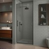 CIPACHO Adjustable Pivot Swing Shower Door: Matte Black, Leak-Proof & Durable,30*72 Inch - 2 of 4
