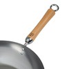 Joyce Chen Classic Series 12-Inch Uncoated Carbon Steel Stir Fry Pan with Birch Handle - image 4 of 4