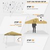 EAGLE PEAK Slant Leg Pop-up Canopy Tent Easy One Person Setup Instant Outdoor Beach Canopy Folding Portable Sports Shelter - 2 of 4