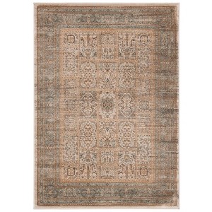Vintage VTG570 Power Loomed Area Rug Ivory / Light Blue 4' X 5'-7" - Safavieh. - 1 of 4