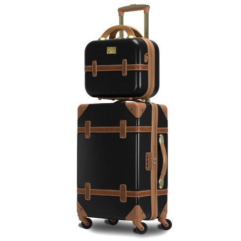 Chariot Regal 2-Piece Hardside Carry-On Spinner Luggage Set - Black