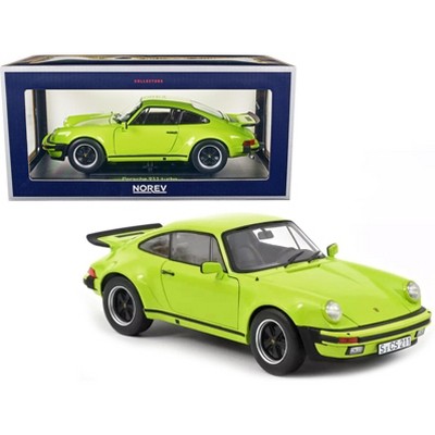 1976 Porsche 911 Turbo 3.0 Light Green 1/18 Diecast Model Car By Norev ...