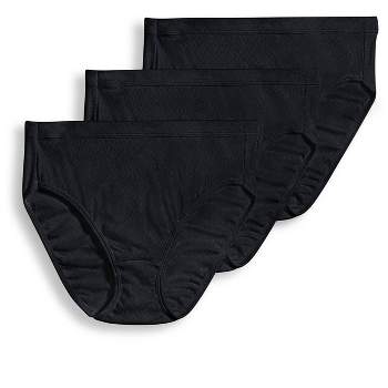 New Jockey Women's size 6 Underwear Elance Cotton Briefs Cut 3 Pack Pinot