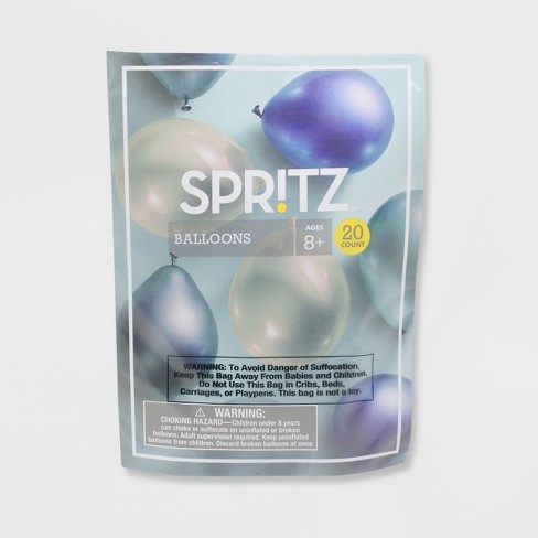 20ct 12 Metallic Balloon Pack Teal - Spritz™ : Target