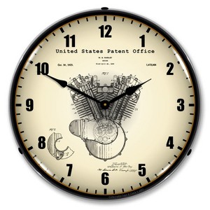 Vintage harley davidson clocks top