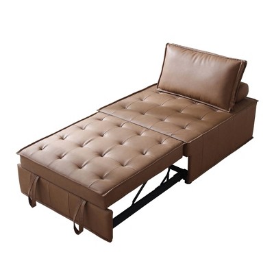 AZL1 Life Concept Sofas Concept Transformative Sofa Bed Transformative Multipurpose Furniture for Living Spaces, Brown, 39"*78.3"*34.5"